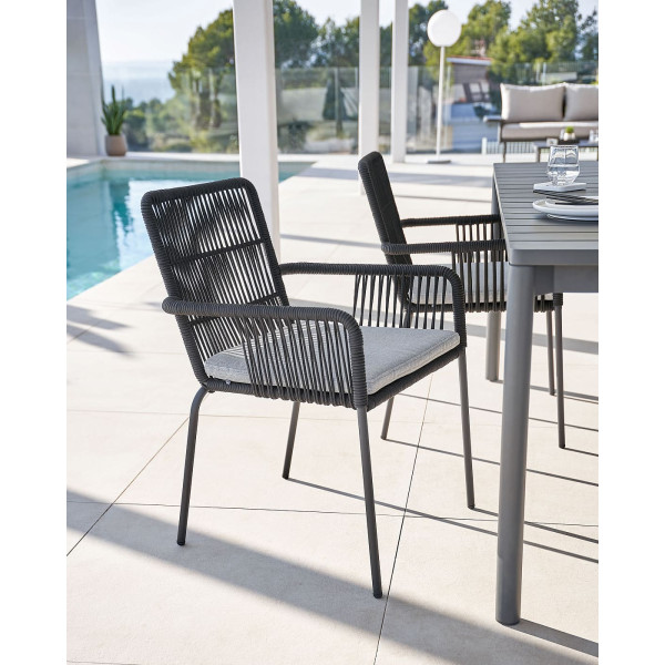 Стул-кресло La Forma SAMT CC0717S01 Черный-1