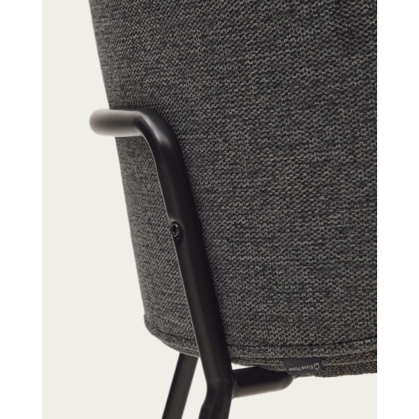 Стілець La Forma SUANNA C0100009BF15 Темно-сірий тканина-8