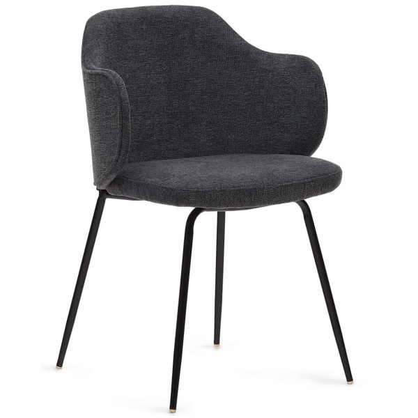 Стілець La Forma SUANNA C0100009BF15 Темно-сірий тканина-0