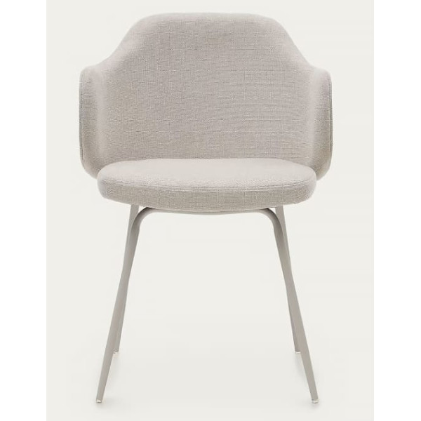 Стілець La Forma SUANNA C0100009BF12 Молочний тканина-3
