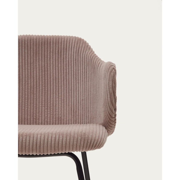 Стул La Forma SUANNA ​​C0100009LN24 Розовый ткань вельвет-6