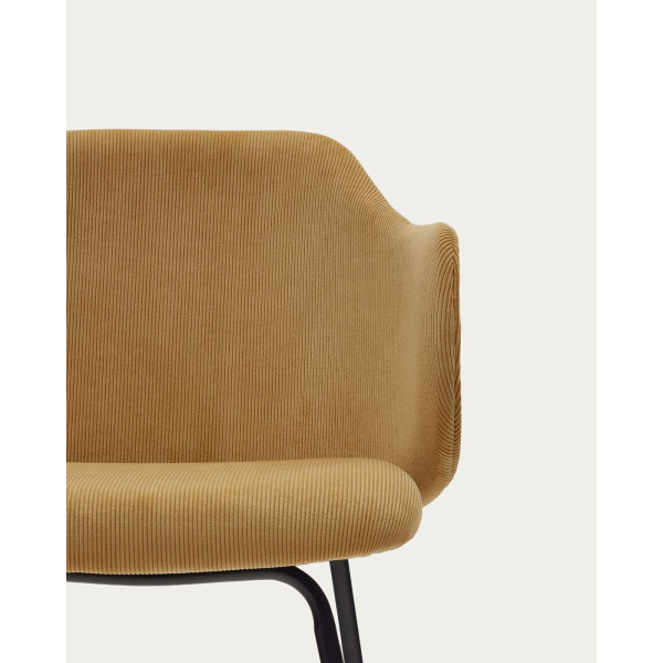 Стілець La Forma SUANNA C0100009PN81 Гірчичний тканина вельвет-6