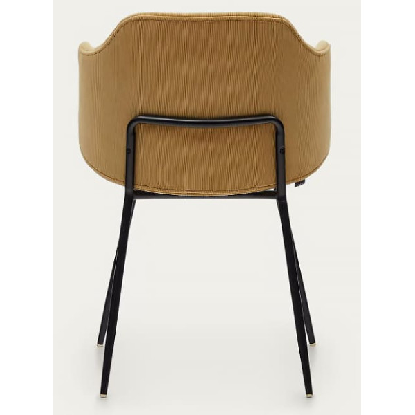 Стілець La Forma SUANNA C0100009PN81 Гірчичний тканина вельвет-5