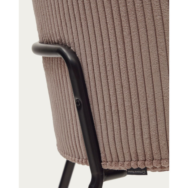 Стул La Forma SUANNA ​​C0100009LN24 Розовый ткань вельвет-8