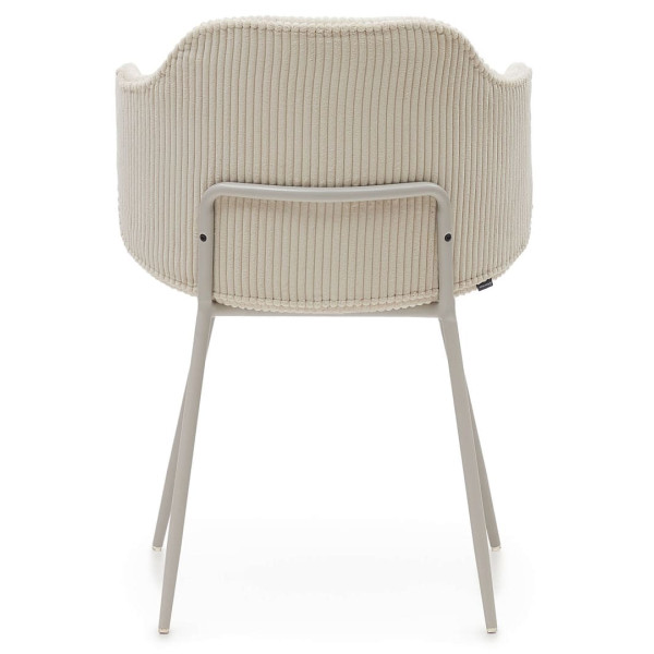 Стілець La Forma SUANNA C0100009LN12 Молочний тканина вельвет-6