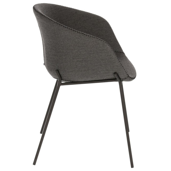 Стілець La Forma ZADINE CC1084VD15 Темно-сірий тканина-2
