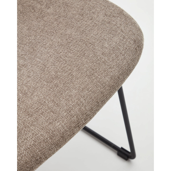 Стілець La Forma ZAHARA C0100012JJ11 Коричневий тканина-7