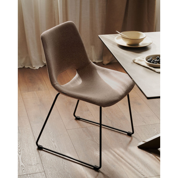 Стілець La Forma ZAHARA C0100012JJ11 Коричневий тканина-1
