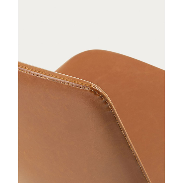 Стул La Forma ZAST CC0824U10 Коричневый экокожа-3