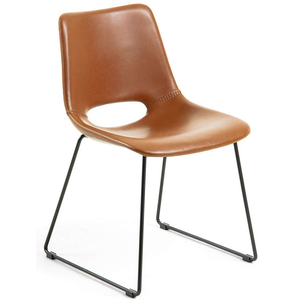 Стілець La Forma ZIGGY CC0826U10 Коричневий екошкіра-0