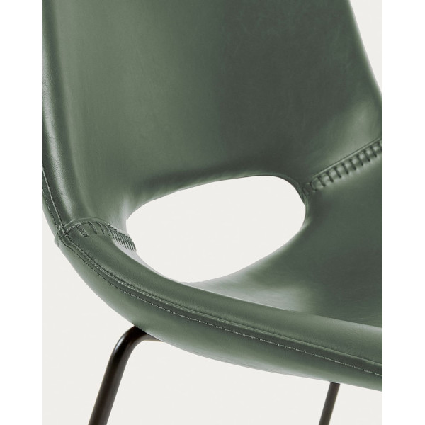 Стілець La Forma ZIGGY CC0826U06 Зелений екошкіра-5