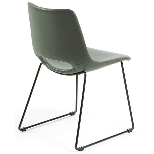 Стілець La Forma ZIGGY CC0826U06 Зелений екошкіра-4