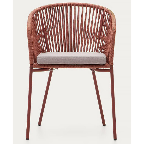 Кресло La Forma Yanet CC2189J86 Терракотовый-5