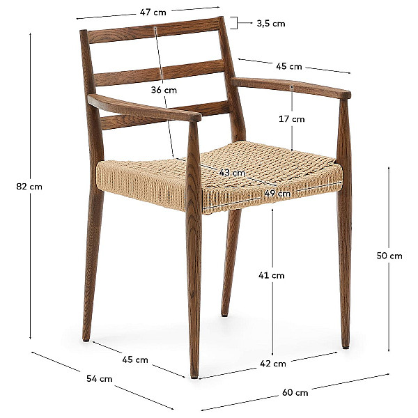 Стілець La Forma ANALY C0100176CP46-9