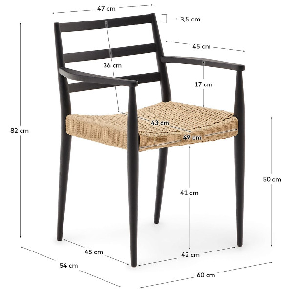 Стілець La Forma ANALY C0100177CP46-10