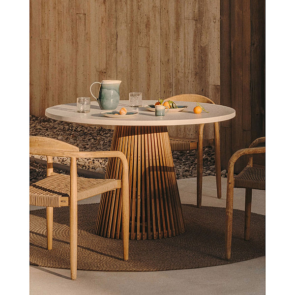 Стіл обідній La Forma Alcaufar J0100111PR05 Ø 120 см-0