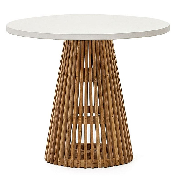 Стіл обідній La Forma Alcaufar J0100112PR05 Ø 90 см-0