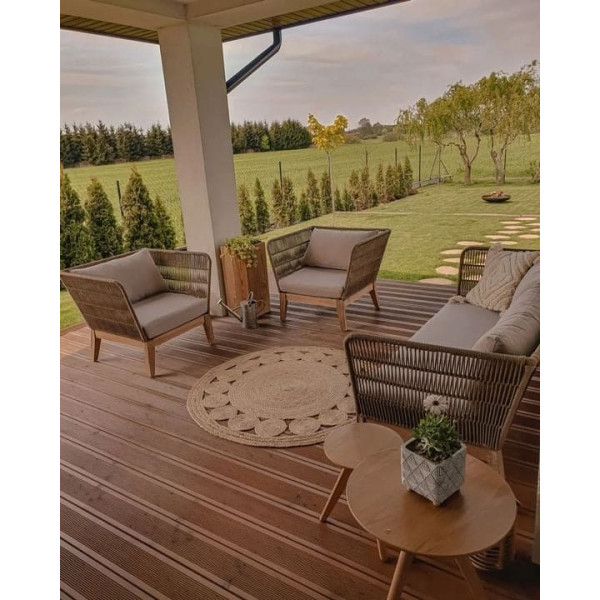 Диван La Forma BELLENY C838R33 3-місний Бежевий-4