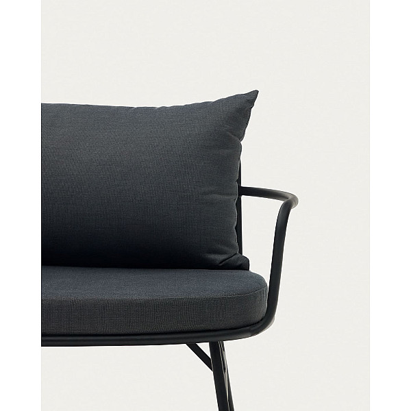 Диван La Forma BRAMANT J1400022RR02 2-местный Черный-4