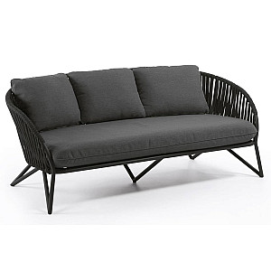 Диван La Forma BRANZIE IT0284J15 3-местный Черный