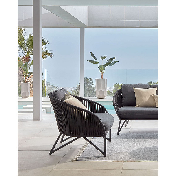 Диван La Forma BRANZIE IT0284J15 3-місний Чорний-3