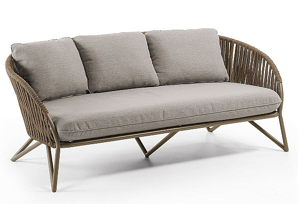 Диван La Forma BRANZIE S554J36 3-местный Коричневый-0