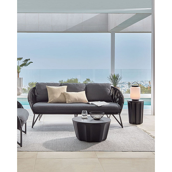 Диван La Forma BRANZIE IT0284J15 3-місний Чорний-2