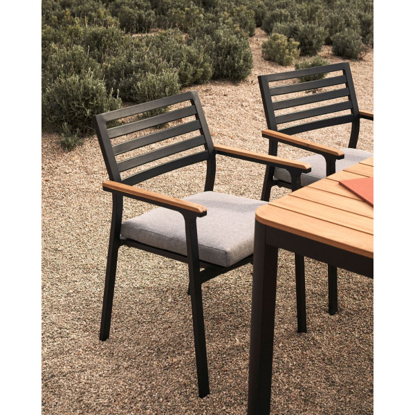 Стілець La Forma BONA J0600031NN15 Чорний-1