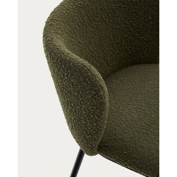 Стул La Forma CISELIA C0100188JJ06 Зеленый букле-5