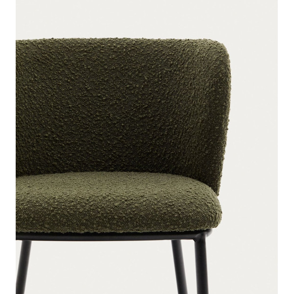 Стул La Forma CISELIA C0100188JJ06 Зеленый букле-4