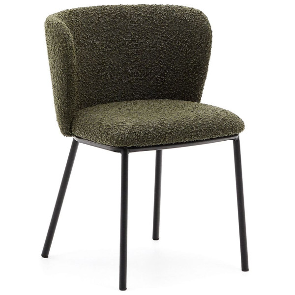 Стул La Forma CISELIA C0100188JJ06 Зеленый букле-0