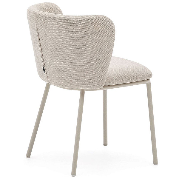 Стілець La Forma CISELIA C0100194KY12 Бежевий тканина синель-5