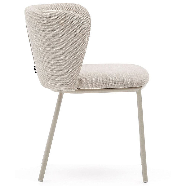 Стілець La Forma CISELIA C0100194KY12 Бежевий тканина синель-4