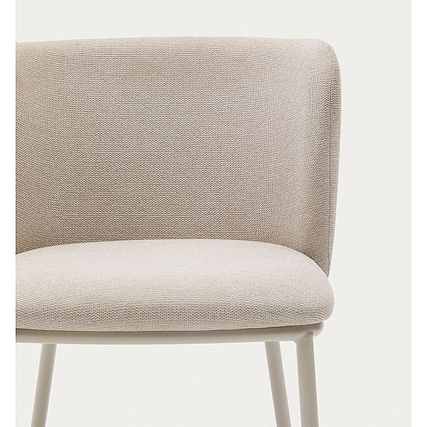 Стілець La Forma CISELIA C0100194KY12 Бежевий тканина синель-6