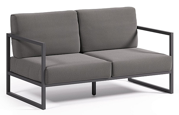 Диван La Forma COMOVA 100_20_ST02 2-місний Темно-сірий-0