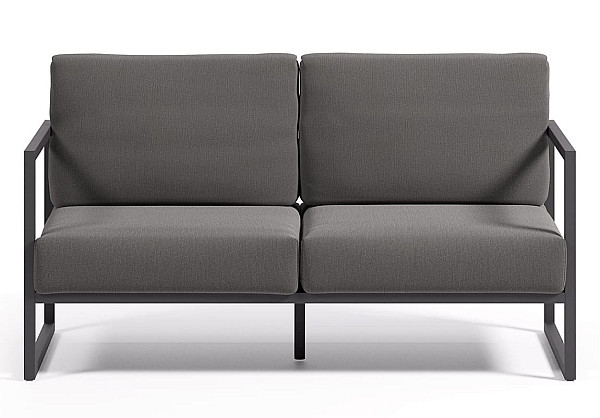 Диван La Forma COMOVA 100_20_ST02 2-місний Темно-сірий-1