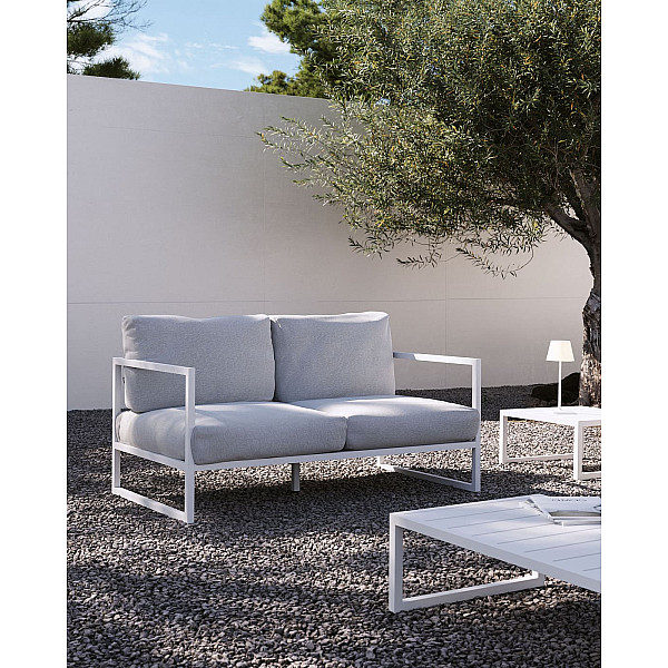 Диван La Forma COMOVA O100_20_ST26 2-местный Голубой-1