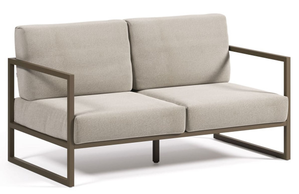 Диван La Forma COMOVA O100_20_ST79 2-местный Светло-серый-0