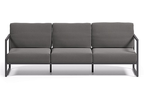 Диван La Forma COMOVA O100_30_ST02 3-местный Темно-серый-1