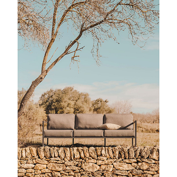 Диван La Forma COMOVA O100_30_ST79 3-місний Світло-сірий-1