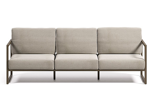 Диван La Forma COMOVA O100_30_ST79 3-місний Світло-сірий-3