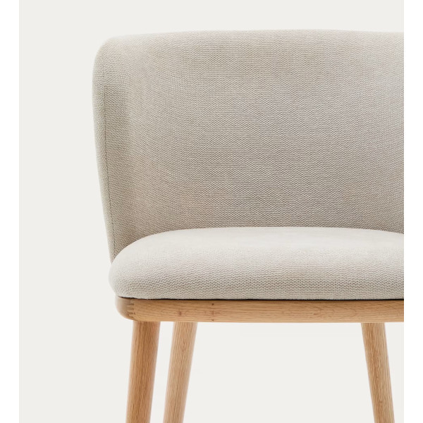 Стул La Forma Ciselia C06034KY12 Бежевый ткань-6