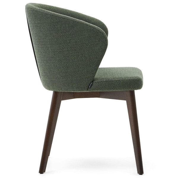 Стілець La Forma DARICE C0100169JJ06 Зелений тканина-2