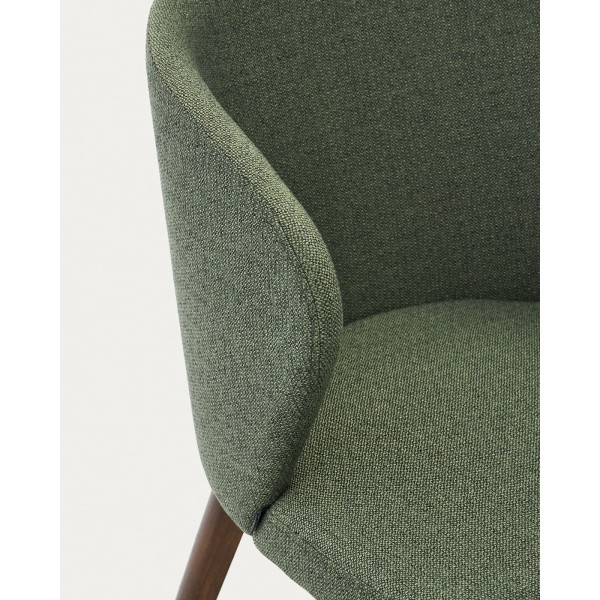 Стілець La Forma DARICE C0100169JJ06 Зелений тканина-5