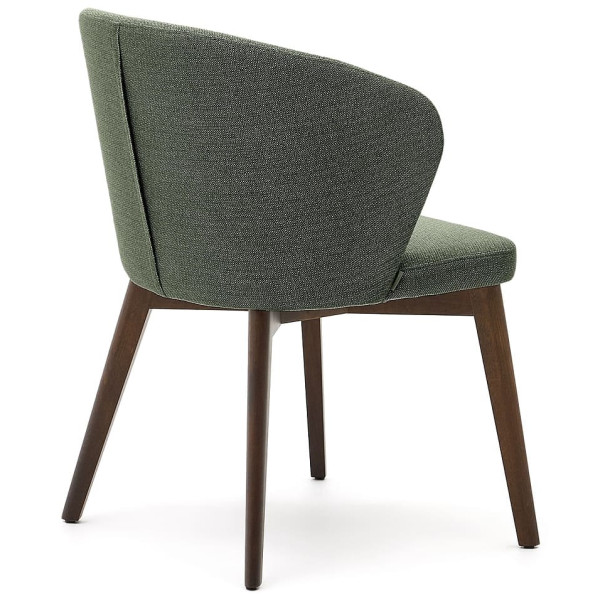 Стілець La Forma DARICE C0100169JJ06 Зелений тканина-3