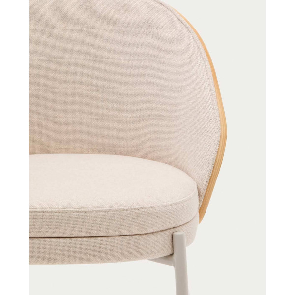 Стул La Forma EAMY C0100184HE12 Бежевый ткань Синель-4