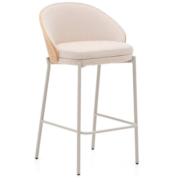 Напівбарний стілець La Forma EAMY C0600103HE12 Бежевий-0