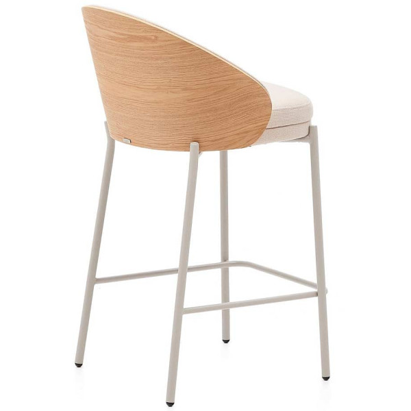 Напівбарний стілець La Forma EAMY C0600103HE12 Бежевий-3