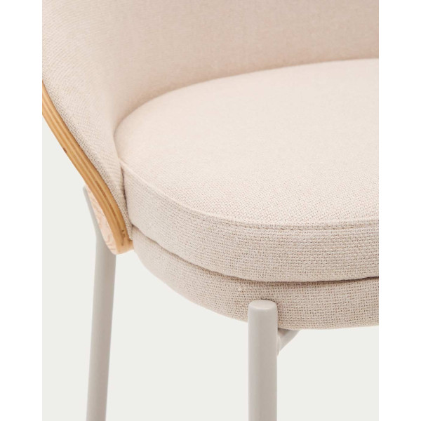 Напівбарний стілець La Forma EAMY C0600103HE12 Бежевий-6