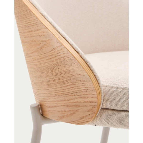 Напівбарний стілець La Forma EAMY C0600103HE12 Бежевий-5